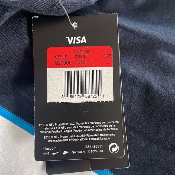 Nike Carolina Panthers Cam Newton T-shirt Large Black Football Sports New - Picture 8 of 8